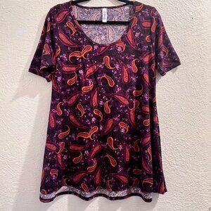 LuLaRoe Multicolor Tunic Women's‎ Blouse Size S